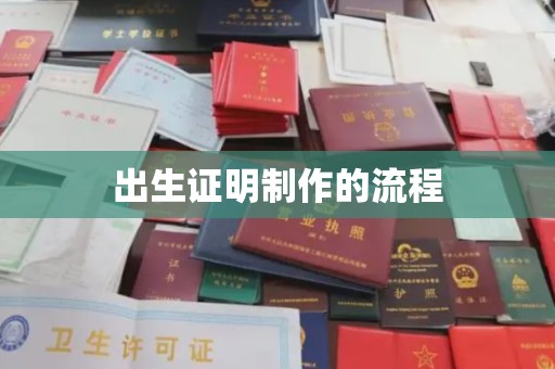 赤城出生证明制作的流程